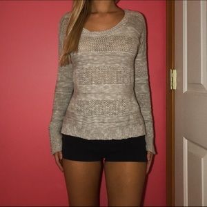 grey sweater